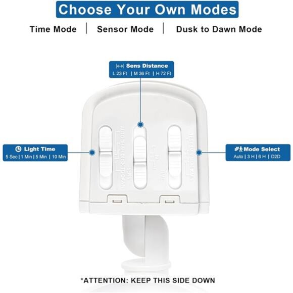 Motion Sensor Lights Outdoor, 2-in-1 Ultra Bright 3500LM 35W LED Flood Lights - Picture 4 of 7